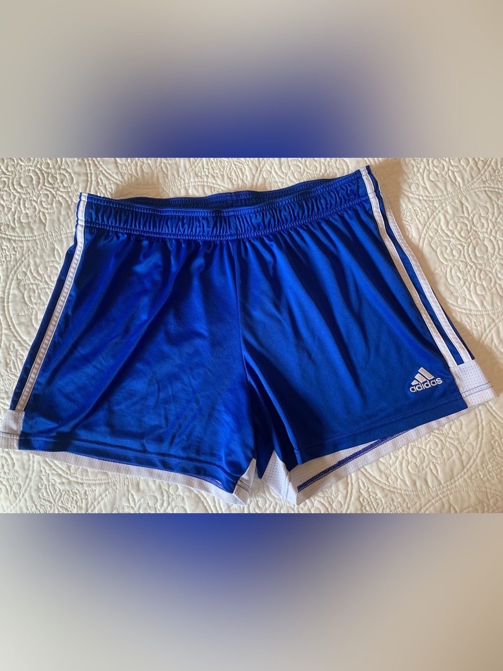 adidas Women's Royal Blue Athletic Shorts